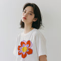 urday【Petal Power】Tシャツ（8216293）ブラック／ホワイト/urday（マミアン）