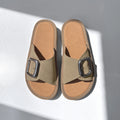 40%OFF：シルバーバックル 厚底 サンダル（cs05）カーキS/mamian セレクトアイテム（マミアン）