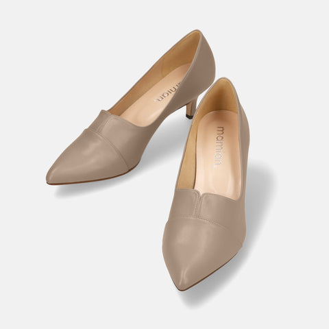 10% OFF: 2024SSBI: Pointed toe switching pumps (5154) beige