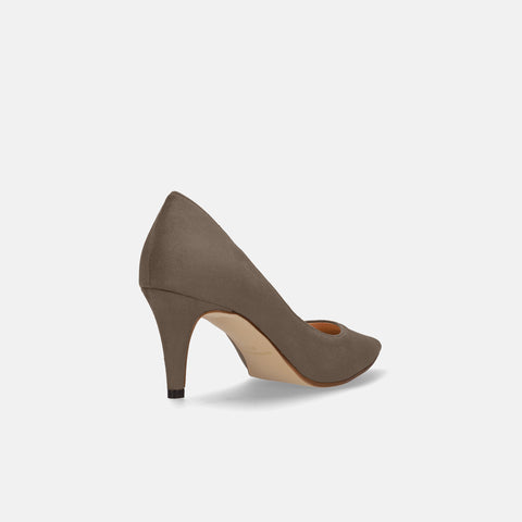 15% OFF: 2024SS: iCoN COLORS: Pointed toe suede pumps (C76532) beige S