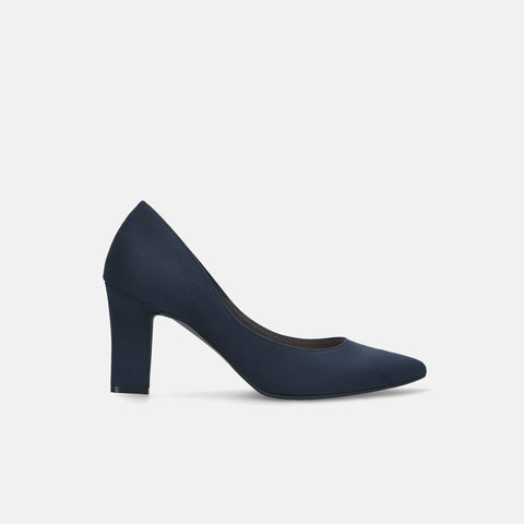 ラストワン2025AW：ポインテッドトゥ パンプス（m81001）ネイビーS/mamian（マミアン）