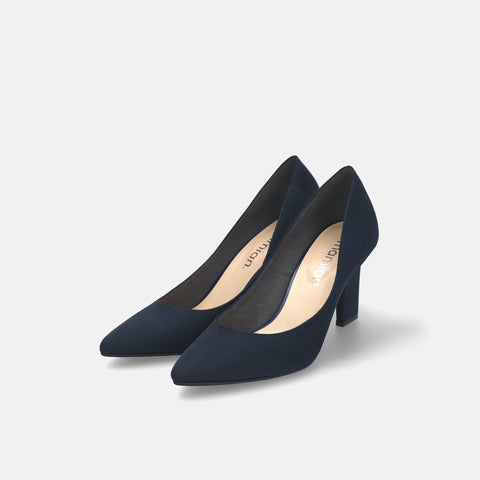 ラストワン2025AW：ポインテッドトゥ パンプス（m81001）ネイビーS/mamian（マミアン）
