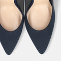 ラストワン2025AW：ポインテッドトゥ パンプス（m81001）ネイビーS/mamian（マミアン）